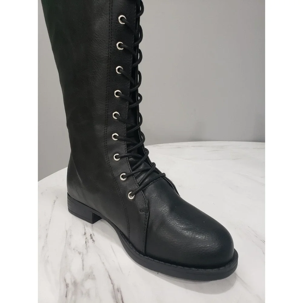 Ellie Shoes Knee High Boots HUNTRESS Witchy Renaissance Burning Man Gothic Punk